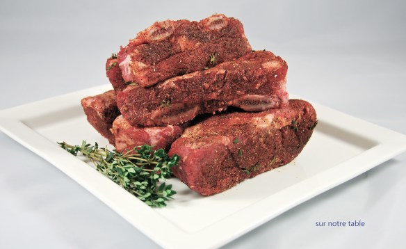 beef short ribs with dry rub
