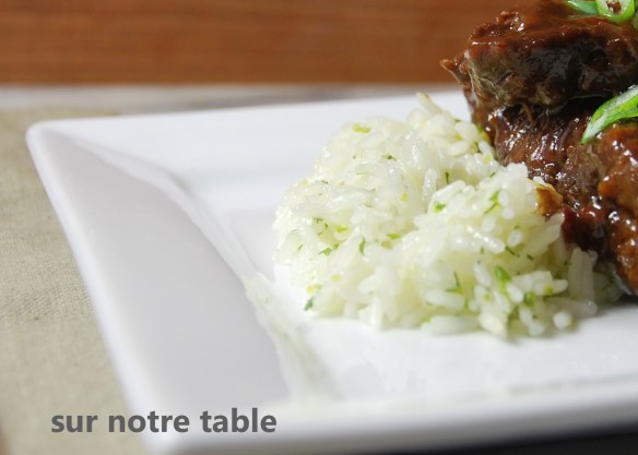 green onion jasmine rice