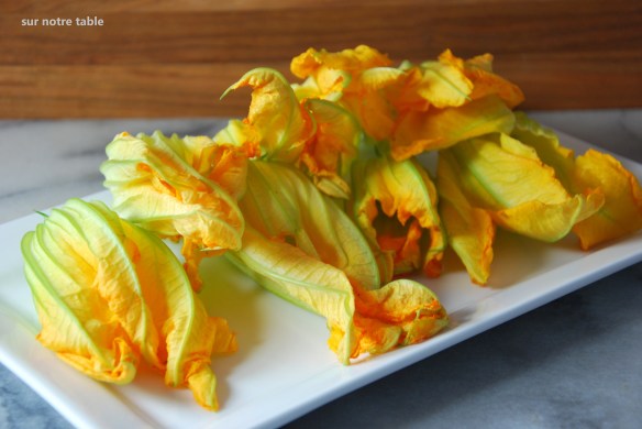 zucchini blossoms