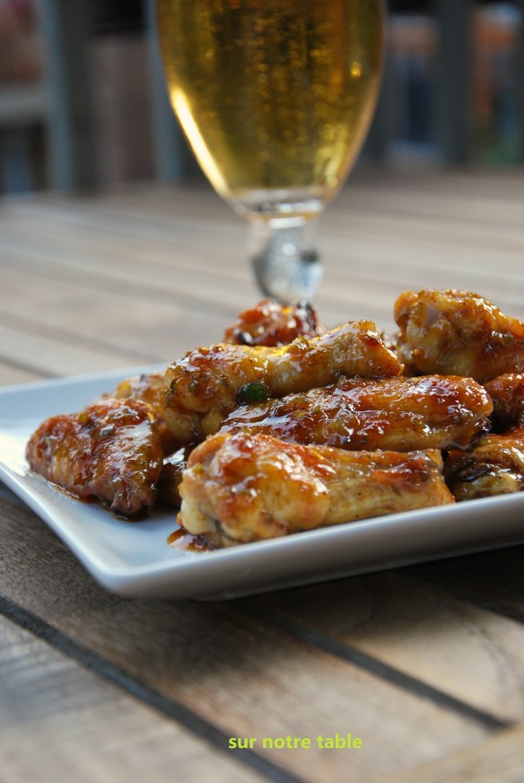 spicy sweet sticky wings