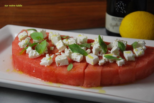 watermelon feta salad