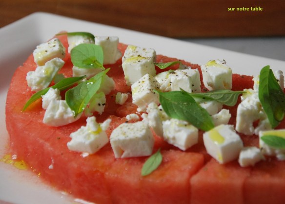 watermelon feta salad